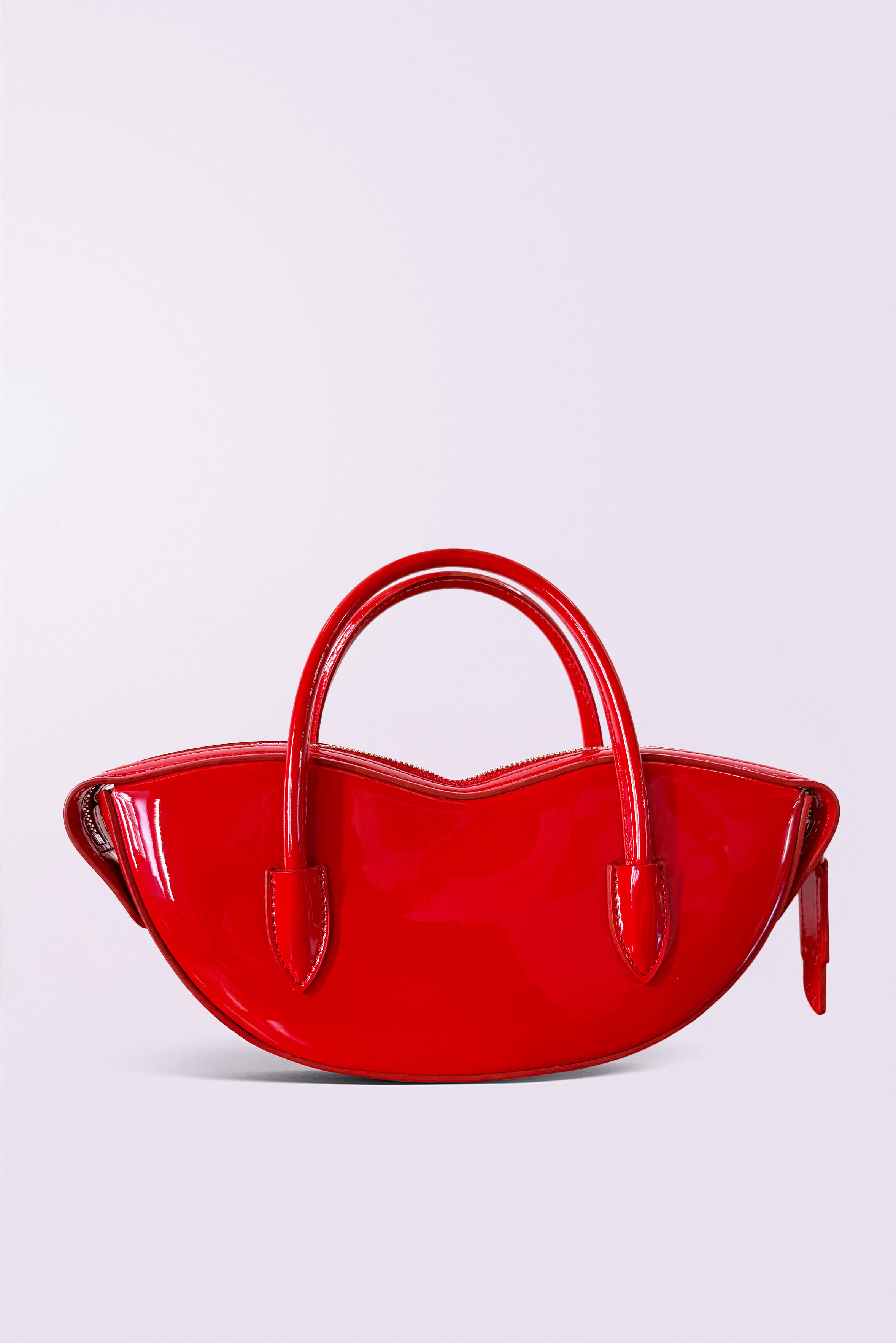 Mini Lips Bag Vinyl Red